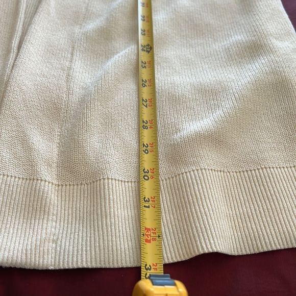 CHICOS new NWT textured cardigan sweater. Buttercream. Size 3. - Picture 9 of 10